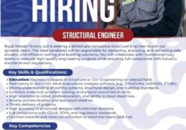 Structural Engineer at Royal Mabati Factory Ltd