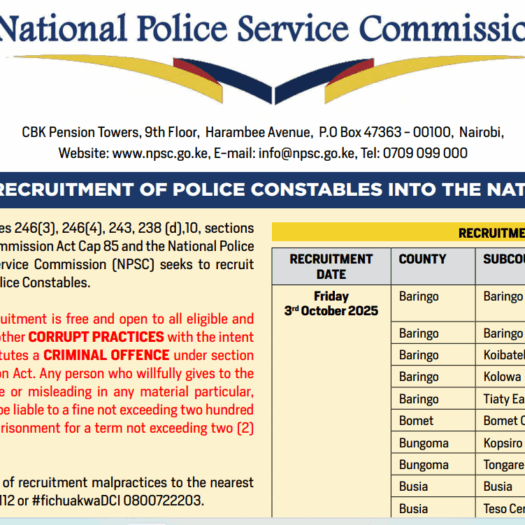 NPS Police Constable Recruitment 2025: Check Dates, Requirements & Centres